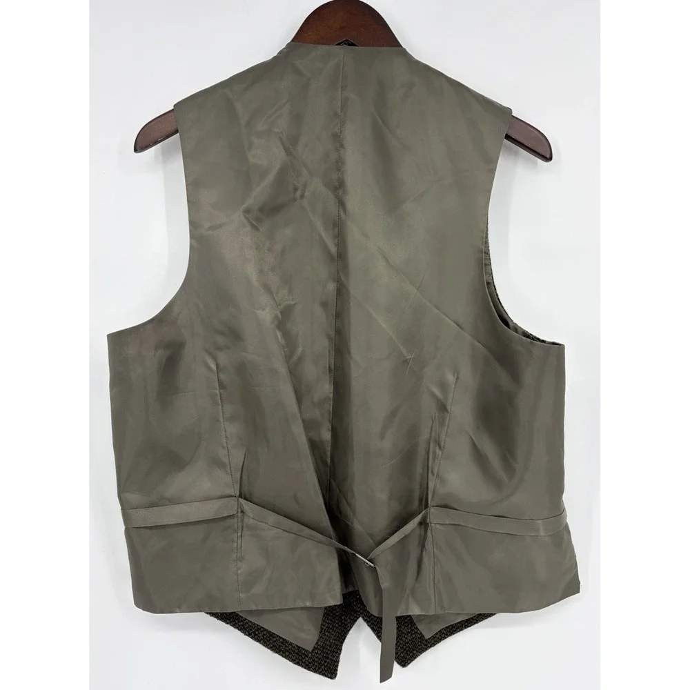 Vintage Jean Paul Germain Waistcoat Vest Size Large Wool Woven